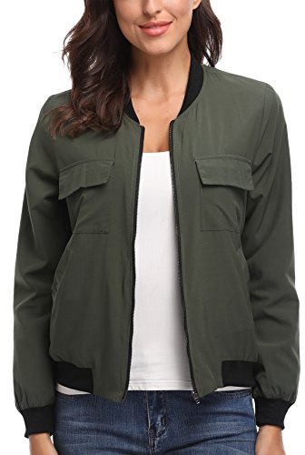 MISS MOLY Veste Bomber Femme Veste matelassée pour Femme Automne Hiver Veste en Duvet pour Biker