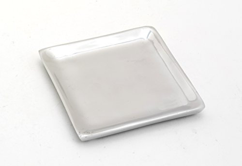 Piattino, Larghezza 8 cm, Lunghezza 8 cm, Alluminio, Soldi, lucidato, Piazza