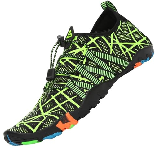 SAGUARO Water Shoes for Women Men Beach Shoes Wet Shoes Lightweight Aqua Shoes Swim Shoes Quick Drying Sea Shoes for Surfing Diving Sailing Pool Kayak,Gr.2.5-13