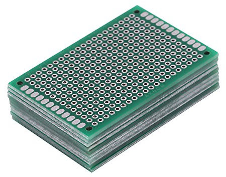 10 Stück 4 x 6 cm Doppelte Seiten Prototyping Löten Universal PCB Leiterplatte für DIY Löten und Elektronisches Projekt MEHRWEG VERPACKUNG socialme-eu