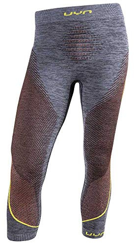 UYN herr AMBITYON UW Pants MEDIUM underbyxor, Black Melange/Orange/Yellow, L/XL