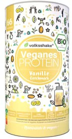 BIO Protein vegan | Vanille | DE-ÖKO-006 | 10 pflanzliche Proteinquellen | Ohne Süßungsmittel | Ohne Soja & Gluten | Premiumqualität vom Bodensee | Made in Germany (1000g, Vanille)