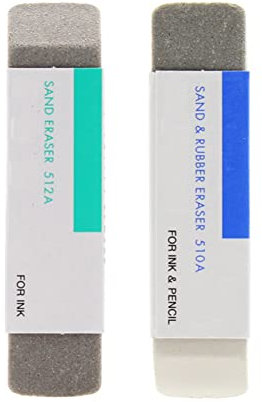 TOSSPER 3 Stück Natürlicher Gummi-radiergummi-brunnen-Stift Tinte Bleistift-radiergummi-sandgummi Kawaii Schreibwaren-schulbüro-korrekturbedarf