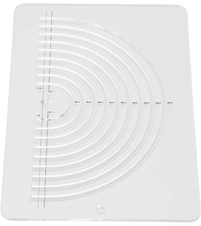 Quilting Templates, Circle Cutter Ruler, Diy Circle Quilting Cutting Templates Sewing Ruler for Patchwork Sewing, Acrylic Circle Templates for Cloth Paper Cards, Fabric Cutting Accessories