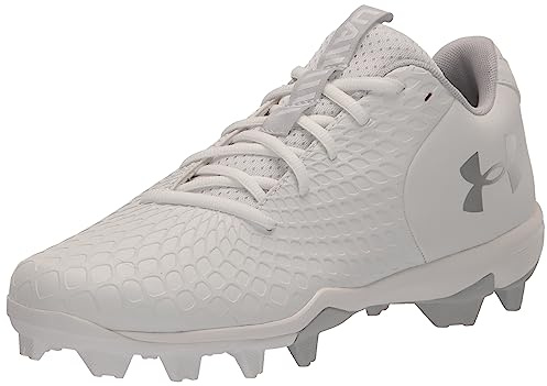 Under Armour Glyde 2.0 Rm Softballsko för kvinnor, (100) vit/metalliskt silver, 11