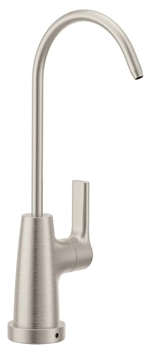 Moen Sip Spot Resist Stainless Traditional Drinking Water Beverage Faucet with Optional Filtration System, F7620SRS