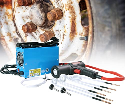 ZJGFCB Magnetisk induktionsvärmarsats, 1 500 W högintensitet handhållen magnetisk värmebultborttagare verktyg induktion värmebultborttagare verktyg flamlöst värmeverktyg för bil lastbil