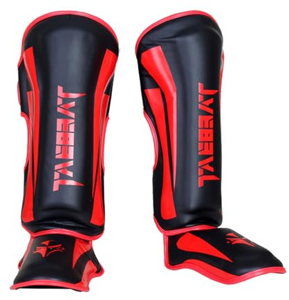 Zenithuxe Leichte schienbeinschoner Kickboxen Kampfsport Muay Thai Training,shin Pads Muay Thai,Geeignet als Trainingsschutz für Männer und Frauen mit Einer Körpergröße von 130–190 cm