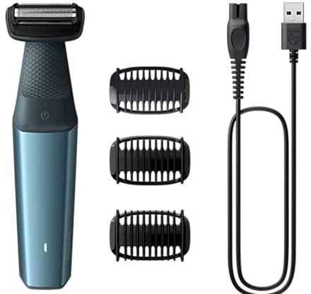 Recortadora corporal Philips BG3027 05 para hombre, color azul y gris