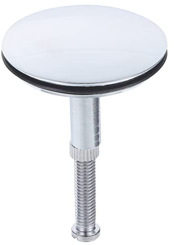 Luxshiny Badewannenstöpsel Aus Edelstahl Drehbarer Abflussstopfen Mit Antiblockier-Design Und Überlaufabdeckung Für Müheloses Entleeren Für Badewannen