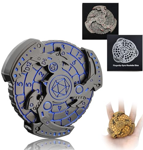 Schatten Roulette Würfelspiel für DND Würfel Set, 7-in-1 Dragon Metallic D&D Würfel mit Geschenketui für Dungeons and Dragon Spiel, RPG Rollenspiel Tischspiel Geschenke (Blau Silber)