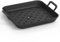onlyfire Plancha Rectangular de Hierro Fundido con Asas, Sartén Perforada para Parrilla de Gas, Parrilla de Carbón y La Mayoría de Los Hornos, 31.5 * 31.5 * 3.8 cm