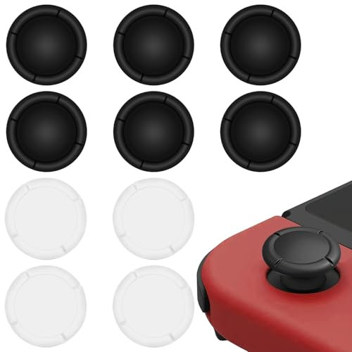 ZEPIQOR 10 Piezas Fundas de Silicona para Joystick Analógico,Fundas de repuesto para Joystick,Tapa de agarre de pulgar de joystick compatible con Nintendo Switch/Switch OLED/Switch Lite