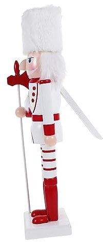 SWOOMEY Figurines de Casse-Noisette de Noël Casse-Noisette Fête de Noël Décor en Bois Ambiance Festive Décoration de Bureau Étagère