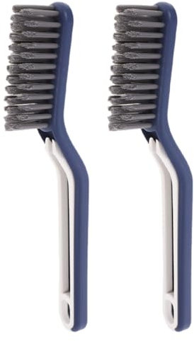 Homoyoyo Cepillo de Limpieza Raspador Resistente 2 Piezas para Estufa y Horno Limpieza Profunda Cerdas Duras Desincrustar Manchas de Aceite para Cocina Baño Espacios Reducidos