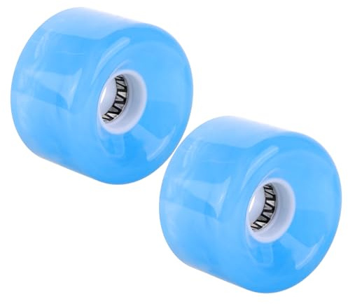 Toyvian 2pezzi Ruote Sostitutive per Skateboard in Ruote Lunghe Morbide per Skateboard Parte di Ricambio per