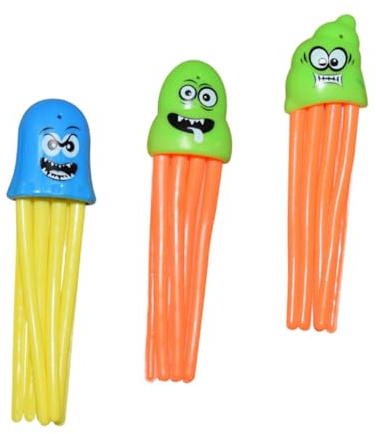 TOYANDONA Taucher Oktopus Badespielzeug 3 Stück Für Babys Und Kleinkinder Beweglich Sicher Farbenfrohes Wasserspielzeug Für Badewanne Und Zuhause
