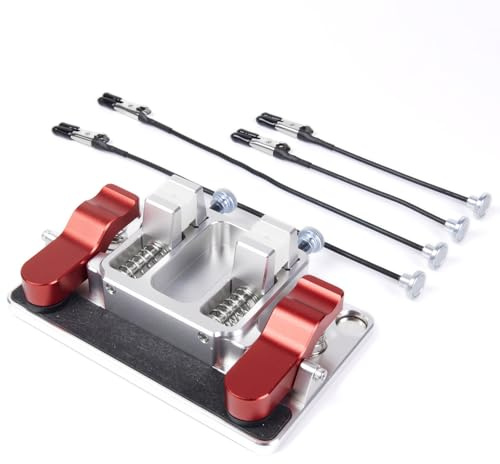 TOOMOD Helping Hands Soldering Station, Welding Table Clamps with Ceramic Clamps, Aluminum Third Hand Tool for PCB, Wire & LED Strip Electronics Repair