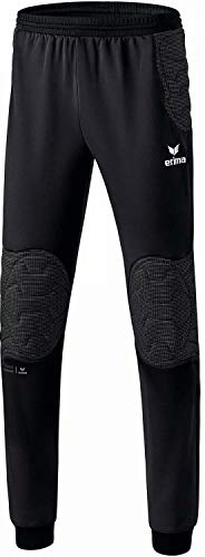 Erima Unisex Erwachsene Elemental Torwarthose mit Bündchen (4100702), schwarz, S