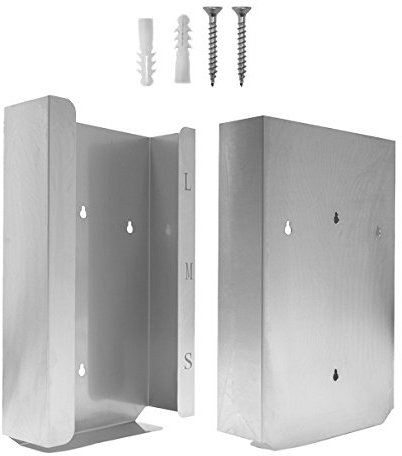 Handschuh-Spender Edelstahl Für 3 Boxen (39 x 25.5 x 9.8) Silber