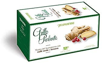 Regina di fiori - Regina di fiori - Tisana Grillo Parlante con caffè verde e zenzero - 15 filtri, 45gr