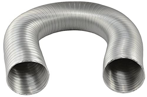 Aluflexrohr Flexrohr Lüftungsrohr Alurohr Schlauch Flexibel Lüftungsschlauch 3m Abluftausgang (Ø 140mm)