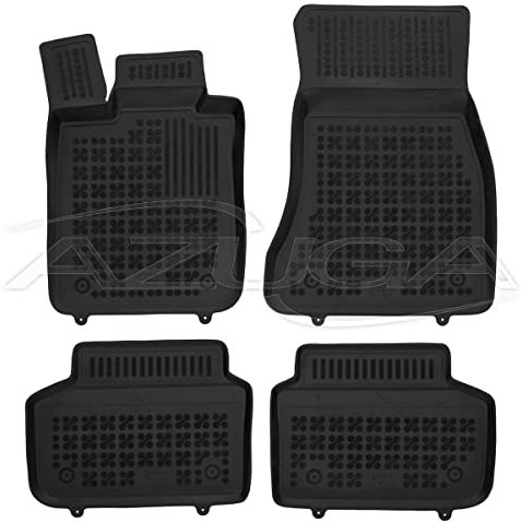 AZUGA Hohe Gummi Fußmatten mit Rand passend für BMW 7er ab 10/2015-10/2022 (G11) AZ10300453 3D Gummimatten