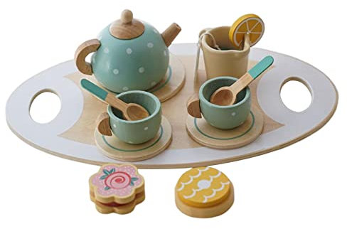perfk Jouet Menage Enfant, Cuisine Enfant, Dinette Enfant 2 Ans, 15/1 Set Tea Party Early Education Montessori Cuisine Vaisselle Ensemble pour Enfants D'âge Préscolaire Garçon Fille