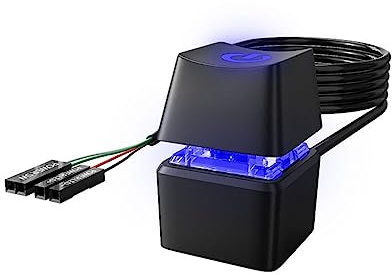 PC Netzschalterverlängerung, Computer Netzschalterknopf, Desktop EIN Aus Steuerungsadapter, 1,65m