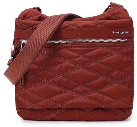 Hedgren Faith, Sac Mixte, New Quilt Brandy Brown, Taille Unique
