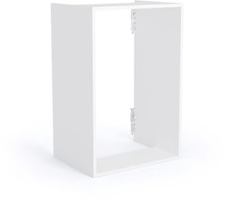 White Kitchen Boiler Housing Unit Cabinet