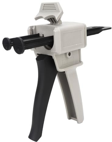 50ML EpoxyGun Dispenser Klebe Pistole, AB EpoxyGlue Gun Mixed Universal 1:1 und 2:1 Klebe Anwendungs Griff Werkzeug Zum Einfachen Schmieren oder Drippen Verschiedener