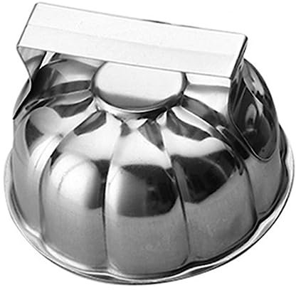 Afforstyle 1 Piece Boat Shaped Egg Wrapped Rice Mold Japanese Style Silver Pumpkin Model
