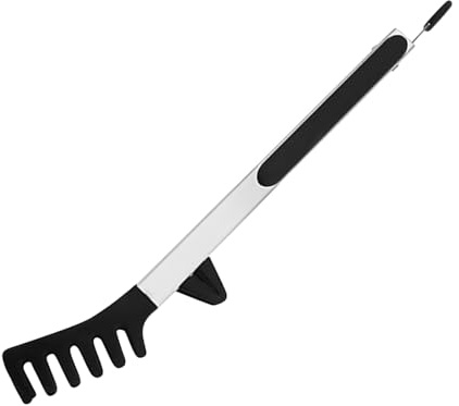 Pinza para pasta, pinza de espagueti de silicona, herramienta de alicates de alimentos dentados antiadherente de 30 cm para cocinar, hacer ensaladas, barbacoa, buffet, cocinar, barbacoa, barbacoa