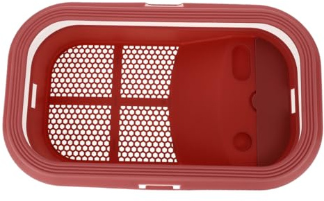 Kisangel Grande Contenitore per Tartarughe in Plastica con Terrazza per Crogiolarsi Terrario per Allevamento Domestico Tartarughe con Coperchio