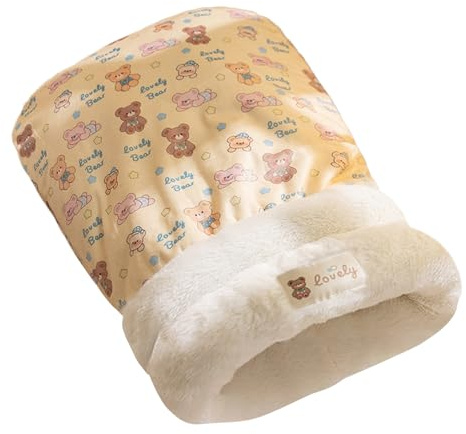 Katzenhöhle,Katzenbett - Warmes Dickes Waschbares Kuschelhöhle Für Katzen Welpen Kleintiere Schlafen Winterherbst Indoor