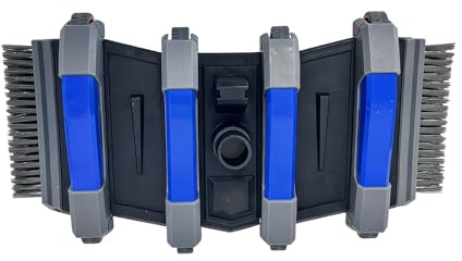 Cabezal de aspiradora Manual para Piscina, Accesorio Limpiador de 14 Pulgadas con Ruedas, Cabezal de aspiradora de Piscina Resistente, césped, jardín, Patio, Limpieza de Manguera de natación