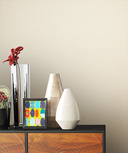 NEWROOM papel pintado de la madera beige vellóntapete Textil Unis Uni hermoso diseño moderno 3d mirada , incluyendo papel tapiz guía