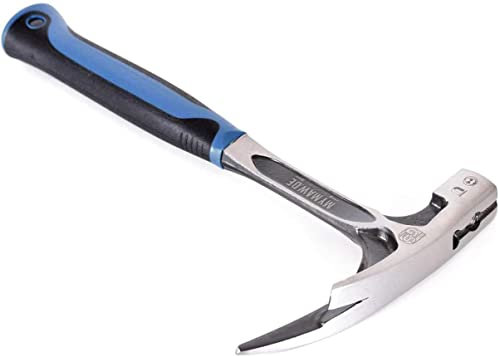 Professionnel Marteau de Charpentier Type Forgé avec Anti Shock Fonction Marteau Latte Tout Acier Marteau avec Aimant Couvreur Zimmermann