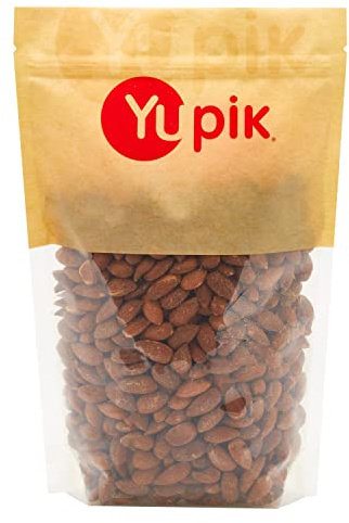 Yupik Roasted Salted Almonds, 2.2 lb (35.2 oz), Gluten-Free, Kosher, Crunchy Savory Snacks, Roasted Almonds with Sea Salt, Protein Nuts