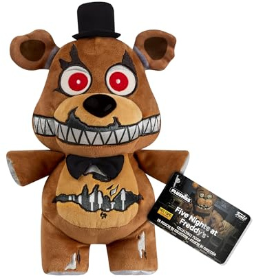 Funko Plush: Five Nights at Freddy's (FNAF) - Nightmare Freddy Fazbear - (CL 10) - Freddy Fazbear - Plüschtier - Geschenkidee Zum Geburtstag - Offizielle Handelswaren - Gefüllt