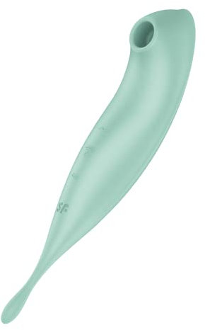 Satisfyer Twirling Pro Connect App Dildo Vibratore a Onde di Pressione | Sex Toys Clitorideo da Donna | Silicone delicato sul Corpo | Controllo Bluetooth e App | Silenzioso e Potente