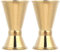 2 Stück Messbecher Cocktail, Cocktailmessbecher Gold Edelstahl Cocktail Doppelmass Skala, Cocktail Messbecher Barmaß, Cocktail Dual Spirit Measure Cup, Geeignet Für Bars Und Wohnungen(S)
