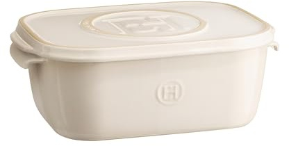 Emile Henry Cheese Box – Boîte à Fromage avec Couvercle – Céramique Haute Résistance – Conservation Optimale au Réfrigérateur – Coloris Argile – Fabriqué en France