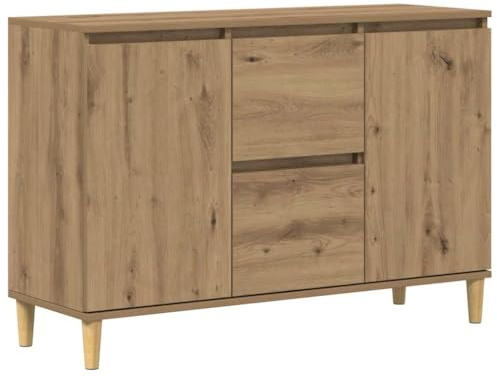 vidaXL Sideboard Artisan-Eiche 102x35x70 cm Holzwerkstoff