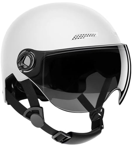 AOOPOO Fahrradhelm für Herren Damen, Elektroroller Fahrradhelm mit Visier und Brille Abnehmbarer, Ultraleichter Atmungsaktiver Fahrradhelme, Erwachsene Helm für Fahrrad, Roller, Skateboard, Motorrad