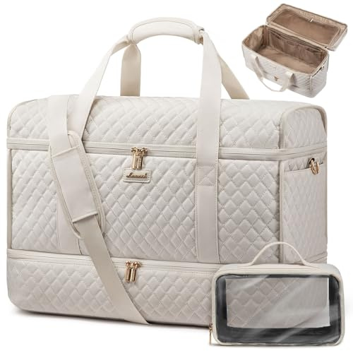 LOVEVOOK Bolsa de viaje para mujer, impermeable, bolsa de fin de semana, equipaje de mano grande, bolsa de viaje tipo duffle, bolsa para clínica de maternidad, bolsa de hospital, bolsa de deporte para