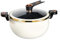 Alanmoship Mini pentola a pressione, 8 l, rivestimento antiaderente in ceramica, pentola multifunzione con maniglie di bloccaggio per stufare, stufati, cottura a vapore per gas, induzione, stufe