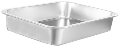 Kichvoe Plateau de Service INOX Rectangulaire Épais avec Fond Plat Bac Buffet Profond pour Restauration Rapide et Self Service Conteneur Alimentaire et Facile à Nettoyer