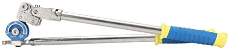 Piegatubi Manuale in Acciaio Inox 3/8in, Angolo Piegatura 180 Gradi, Ergonomico con Manico 40cm - Alta Precisione, Risparmio Energetico, Ideale per Idraulici e Officine